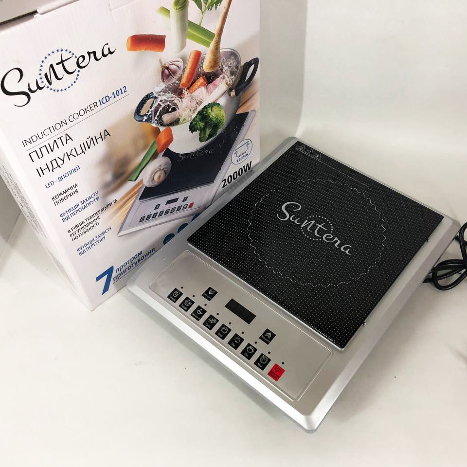 Електроплита інфрачервона Suntera, Настільна електроплита Портативна електрична RV-48 - фото 1 - id-p1873412014