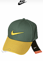 Кепка Бейсболка Nike (хаки с желтым)