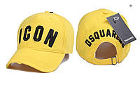 Бейсболка Icon кепка с вышивкой мужская с регулятором желтый спортивная модная брендовая