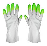 Рукавички латексні (гумові) Дельфін розмір L, фото 2