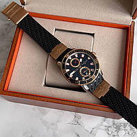 Годинник Ulysse Nardin Maxi Marine Diver Chronometer Black-Gold преміального ААА класу