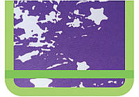 Кошелек детский многофункциональный на резинке "Звезды", фиолетовый