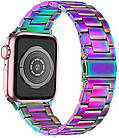 Ремінець для Apple Watch Steel Band Stainless Color Rainbow  • 42/44/45/49mm., фото 3