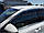 Дефлектори вікон із хром молдингом (вітровики) Toyota Highlander 2014-2019 (Fly), фото 2