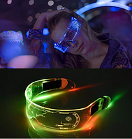 Светодиодные Led El очки, Яркие светодиодные очки 7 цветов, Очки для вечеринки