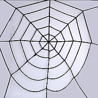 Декоративная, велюровая паутина, Большая паутина прикол, Жуткая паутина 3,6м