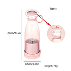 ОПТОМ Портативний блендер-пляшка Mini Juice Blender, Блендер для смузі, для фрешу, для коктейлів., фото 8