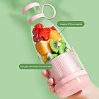 Портативний блендер-пляшка 350 мл Fresh Juice Blender, USB/міні блендер для коктейлів, фото 3
