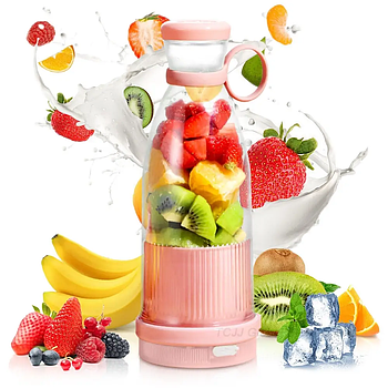 Портативний блендер-пляшка 350 мл Fresh Juice Blender, USB/міні блендер для коктейлів