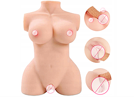 Чоловічий мастурбатор у вигляді жіночого торса із кібершкіри Секс лялька PUSSY SEX DOLL