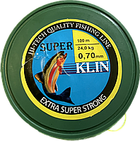 Леска Klin 0.7мм 100м зелёная
