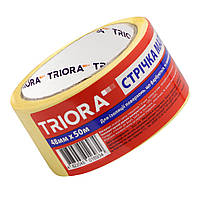Лента малярная жёлтая "TRIORA" 48 мм х 50 м