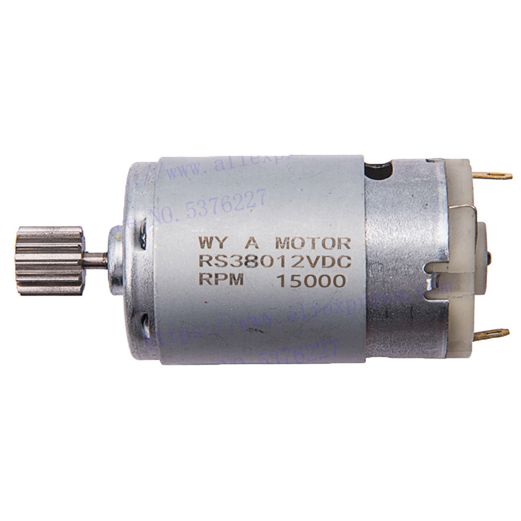 Двигун RS380 12V 15000 rpm, редуктора дитячого електромобіля Bambi, фото 1