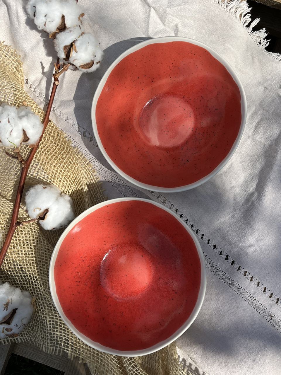 Тарілка «Обідня» 550 мл, «Simple red», фото 1