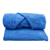 Полотенце (Махра) | Полотенце для лица и рук "Синее" | 50х100 см