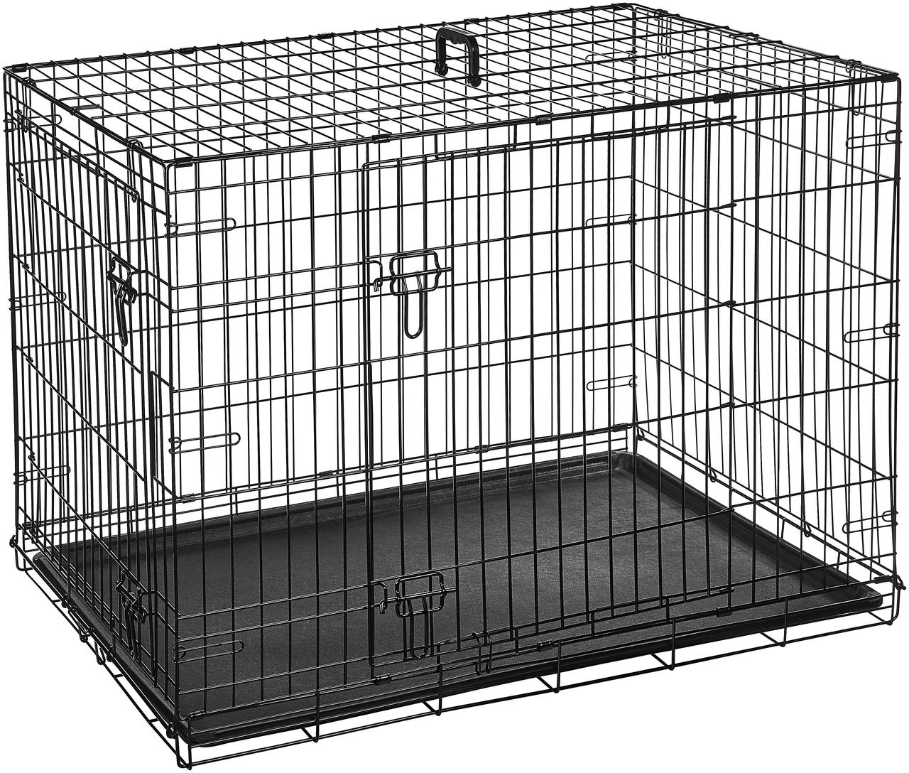 Металлическая клетка Dog Cage XL для транспортировки собак крупных ...