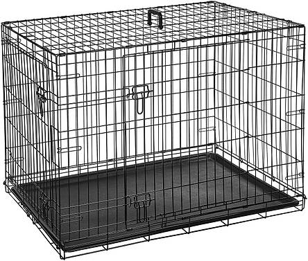 Металева клітка Dog Cage XL для транспортування собак великих розмірів — 108 x 70 x 77 см, фото 1
