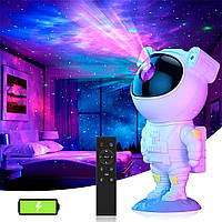 Нічник - проектор зоряного неба з галактикою Астронавт EVIO з акумулятором (Оригінал)