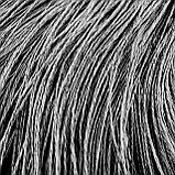 Рафія соломка для в'язання капелюхів, сумок чорний, фото 2