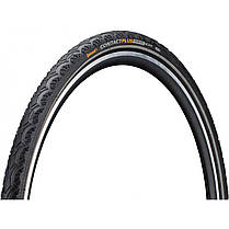 Покришка Continental Contact Plus Travel, 28"  ⁇  700 X 47C  ⁇  28 X 1.75, чорна, нескладана, світловідбивна, фото 2