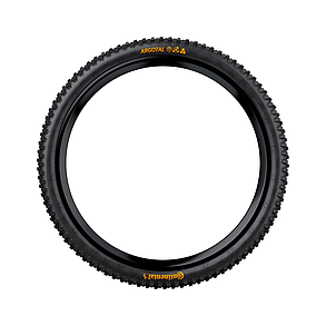 Покришка безкамерна Continental Argotal Downhill SuperSoft 27.5 x 2.40 чорна складана skin, фото 4