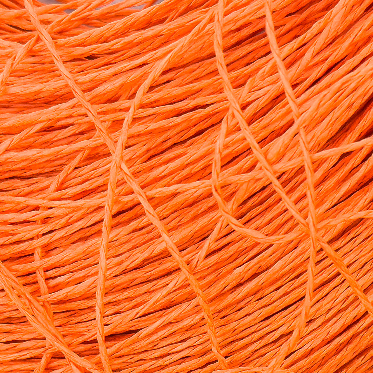 Рафія соломка для в'язання капелюхів, сумок помаранчевий, фото 1