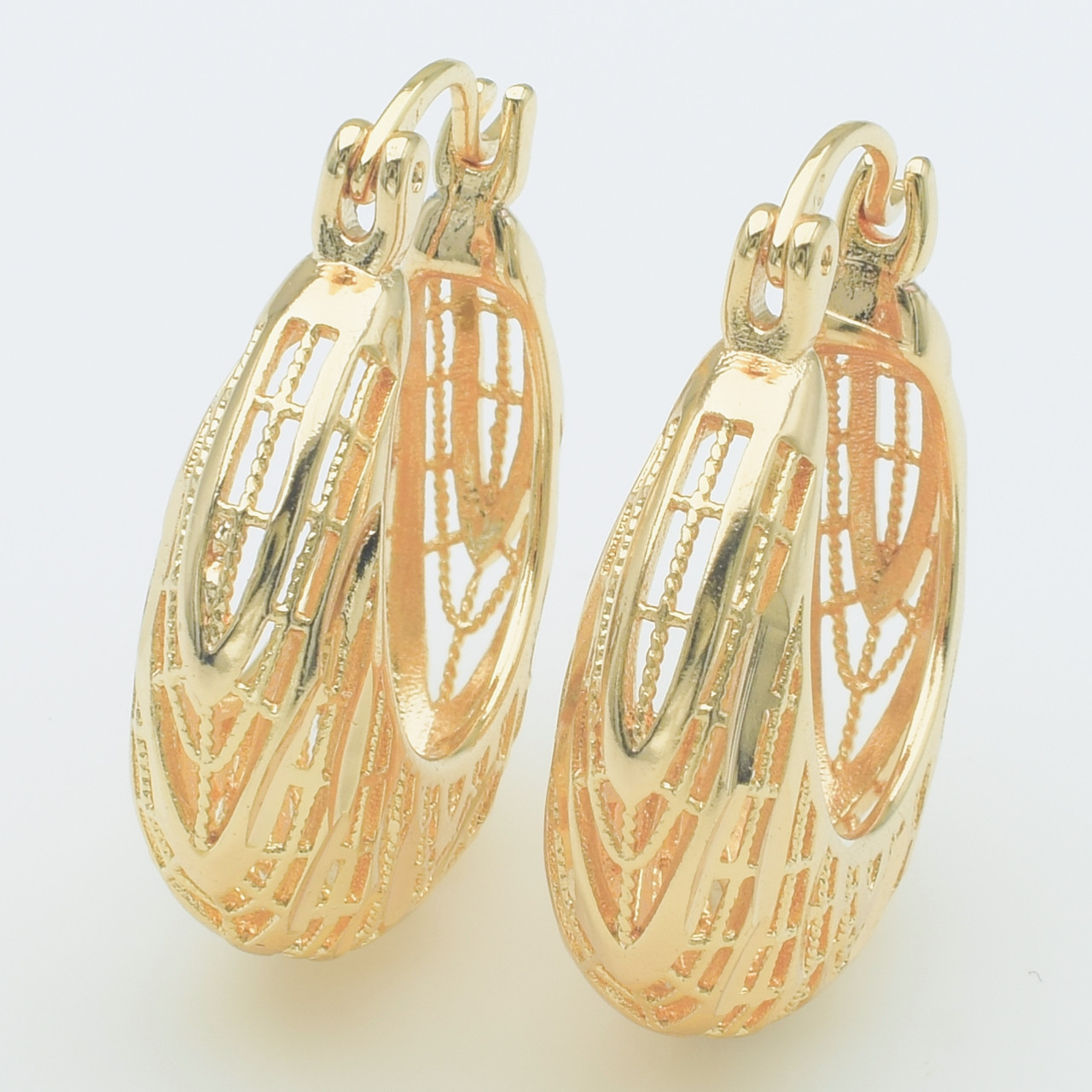 XUPING M&L Сережки Позолота 18к Висота 2.8см, Ширина 0.9см, фото 1