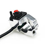 Пульт керма мотоцикла багатофункціональний перемикач з алюмінієвого сплаву, фото 6