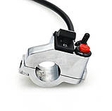 Пульт керма мотоцикла багатофункціональний перемикач з алюмінієвого сплаву, фото 5