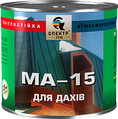 Фарба масляна для дахів МА-15 зелена, 2,5 кг