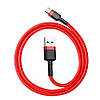 Кабель зарядний Baseus USB C Cafule 3 A 1 м Red (CATKLF-B09), фото 3