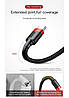 Кабель зарядний Baseus USB C Cafule 3 A 1 м Red (CATKLF-B09), фото 8