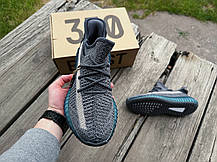 Чоловічі літні кросівки Adidas Yeezy Boost 350 Grey сірий, фото 6