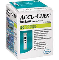 Тест смужки Аку чек інстант ( Accu chek instant )50 штук Термін 2024 /09