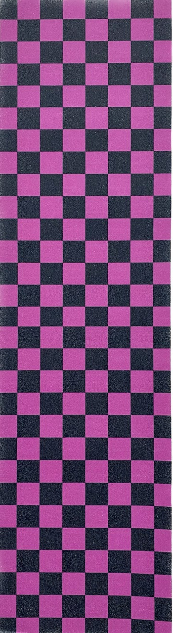 Наждак для скейта JustSkate Checker Blk Fucsia