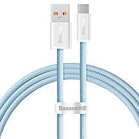 Кабель зарядный Baseus USB C Dynamic Series 100 Вт ультра быстрая зарядка 1 м Blue (CALD000603)