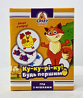 Развивающая игра Crazy Koko "Ку-ка-ре-ку Будь первым" (укр. язык) VT8025-08 Vladi Toys Украина