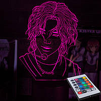 Акриловий 3D світильник-ночник Хёнджин група Stray Kids від пульта