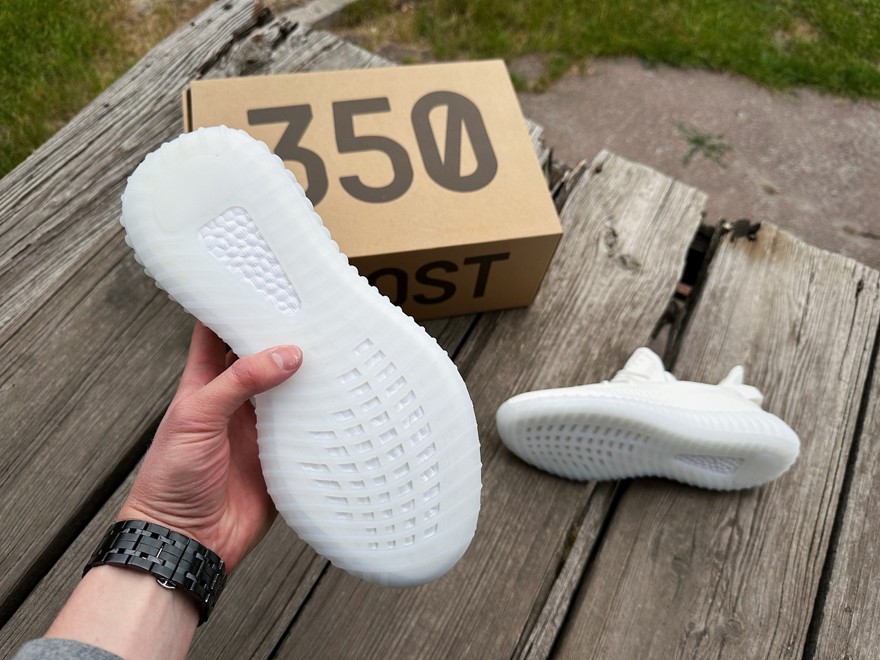 Adidas boost 350 white 2025