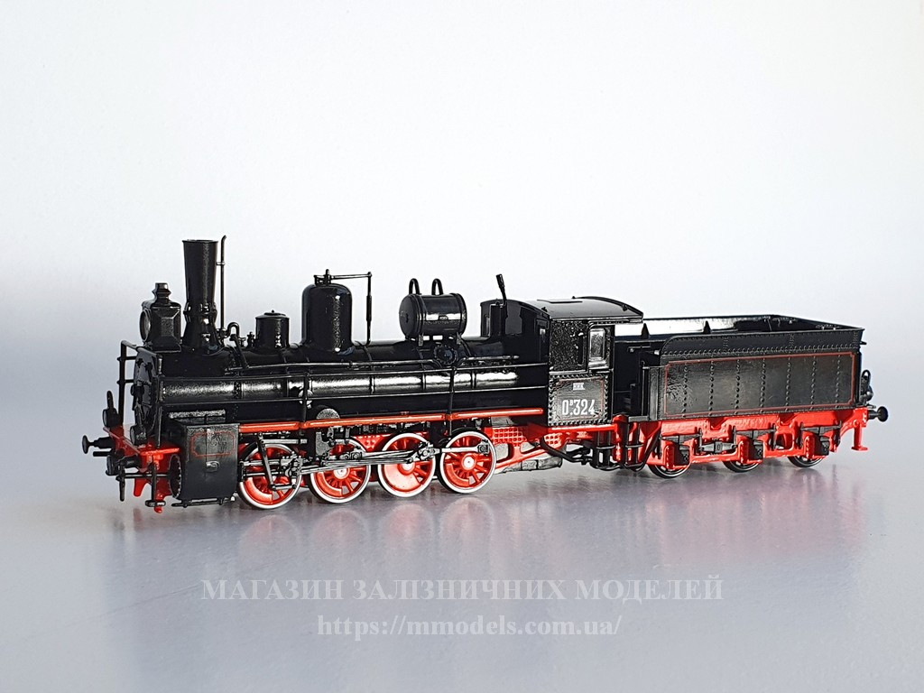 Стендовая модель локомотива паровоз серії Ов, масштаб H0,1:87 впуск #4, фото 1