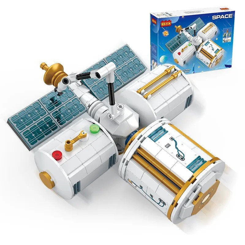 Конструктор Cogo Орбітальна космічна станція, 4431 Space Station, 321 деталь, класичний, пластиковий, блочний,
