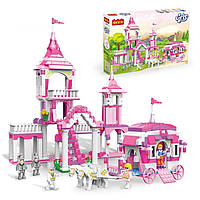 Конструктор Cogo Girls Замок принцессы 3263, Princess Castle, 555 деталей, фигурки, блочный, для девочек