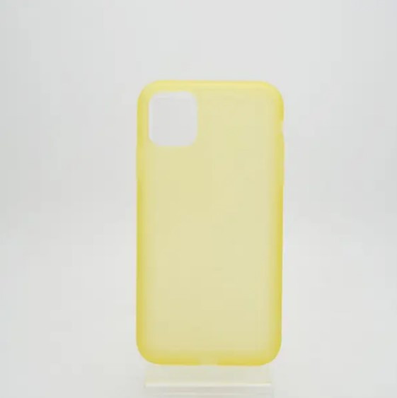 Чохол накладка TPU Latex для iPhone 11 (Yellow), фото 1
