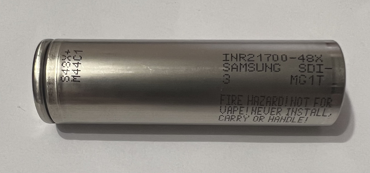 Акумулятор 21700 Samsung INR21700-48X Li-ion 4800 mAh без термоусадки