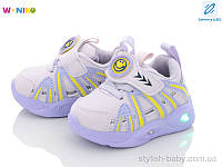 Детская спортивная обувь оптом. Детские кроссовки 2023 бренда W.niko для девочек (рр. с 17 по 22)