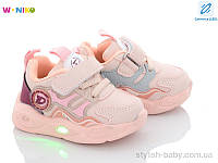 Детская спортивная обувь оптом. Детские кроссовки 2023 бренда W.niko для девочек (рр. с 17 по 22)