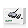Автомобільний зарядний пристрій Ugreen USB/USB Type C з розгалужувачем Grey (CD252), фото 6