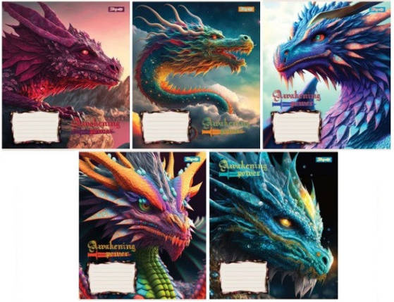 Зошит 18 арк. лінія "1вересня, YES" / Dragon, фото 1