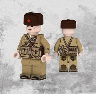Військові фігурки,Радянський солдат №10, 1шт,конструктор , BrickArms