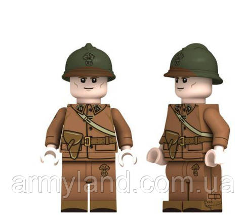 Військові фігурки, Французький солдат No3 1 шт., BrickArms, фото 2